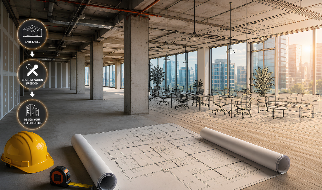 What is a Bare Shell Office? Everything to Know Before Leasing 